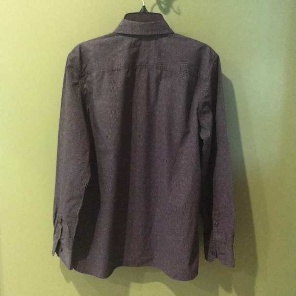 Lauren Black Polka Dot Denim long Sleeve Blouse - Picture 3 of 3